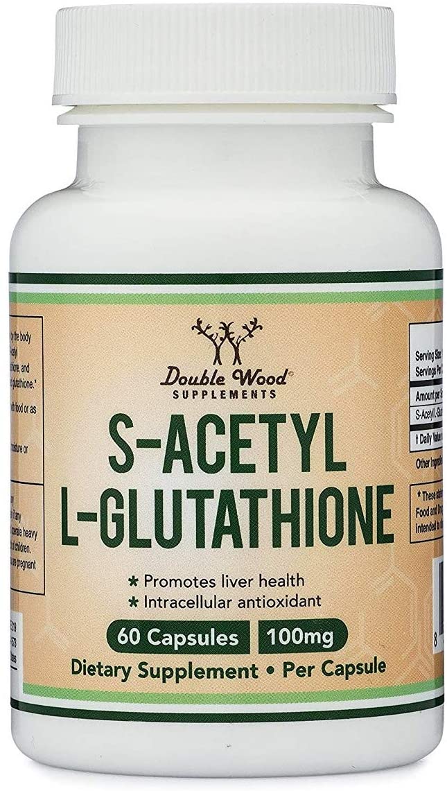 S-ACETYL-L-GLUTATHIONE Hohe Absorption 100mg 60 Tablet Langlebigkeit Antioxidant 